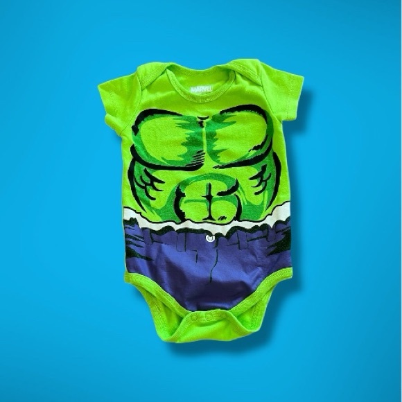 Marvel Superhero Bodysuit Set - Blue, Green, Red - Picture 4 of 6